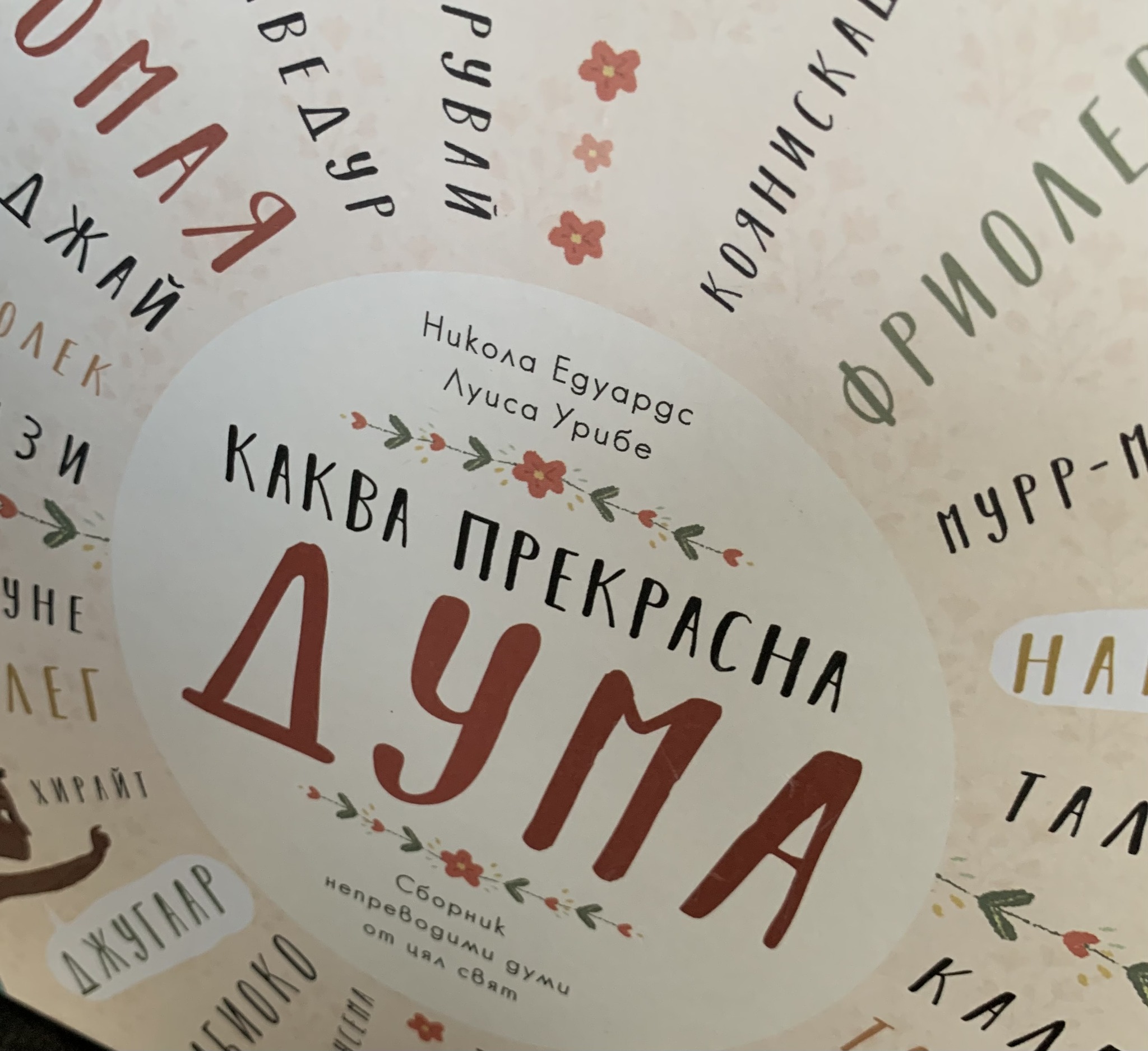 Каква прекрасна дума - сборник непреводими думи от цял свят